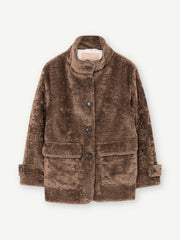 Gustav - Maddy fake fur coat - Leafless