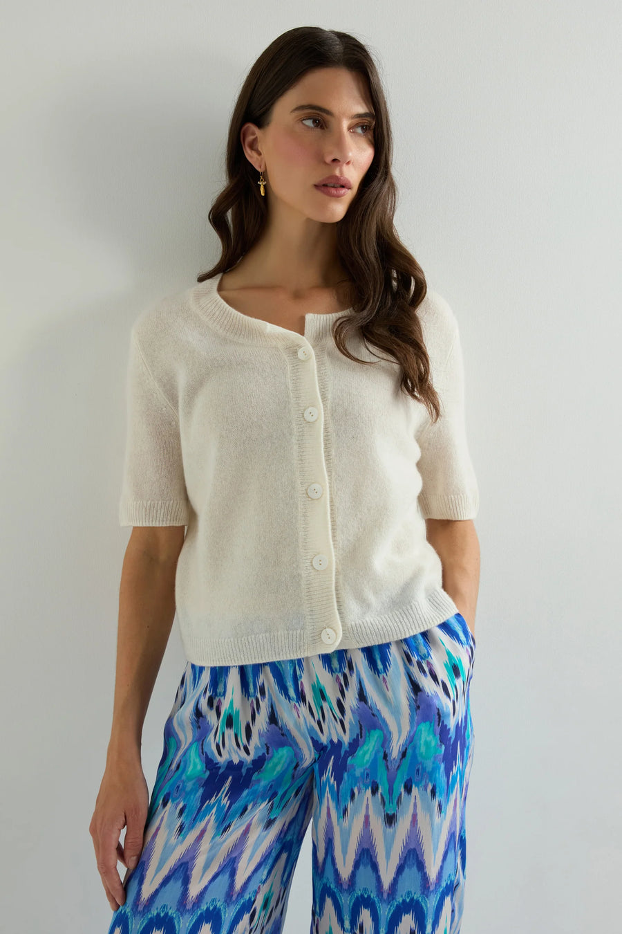 Charlotte Sparre - Cashmere Cardi - White