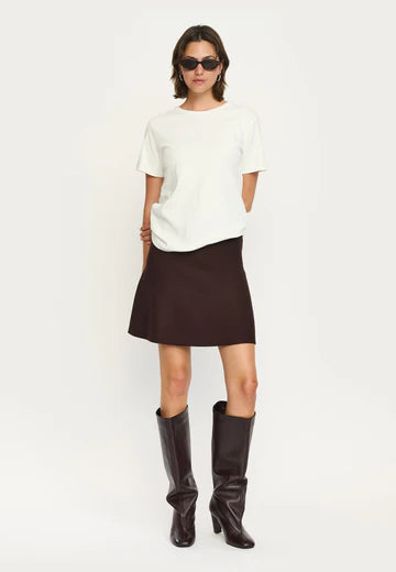 Soft Rebels - Henrietta short skirt - Coffee bean