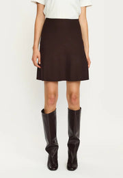Soft Rebels - Henrietta short skirt - Coffee bean