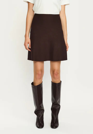 Soft Rebels - Henrietta short skirt - Coffee bean