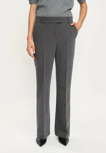 Soft Rebels - Ester flared pant - charcoal