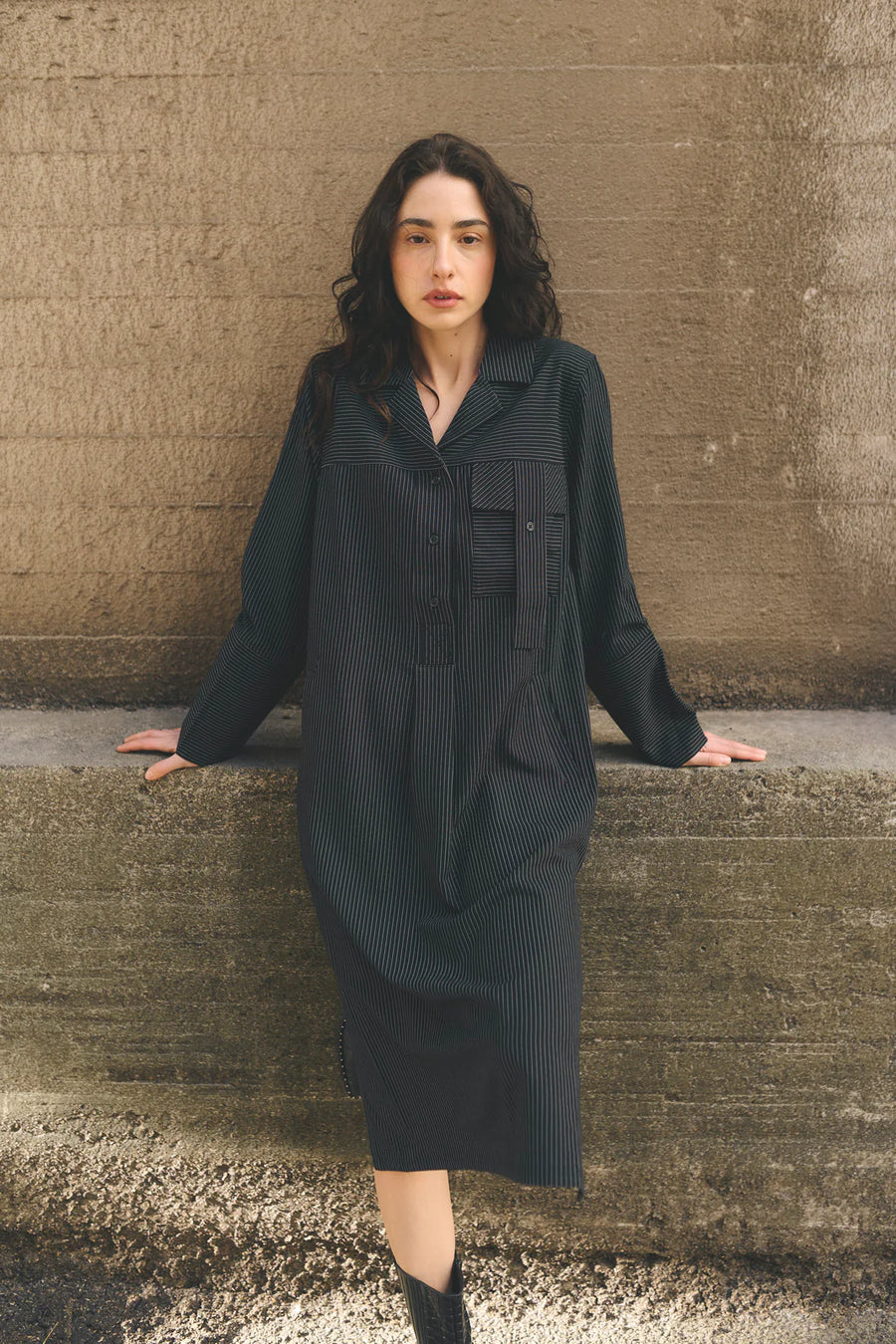 Humble By Sofia - MyaHBS dress - Black combi