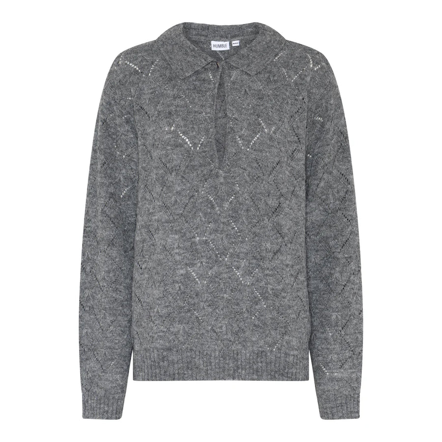 Humble By Sofia - MelHBS pullover - Grå