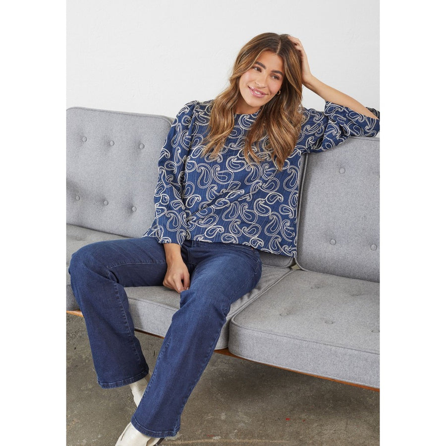 Isay - Juna new blouse - Blue