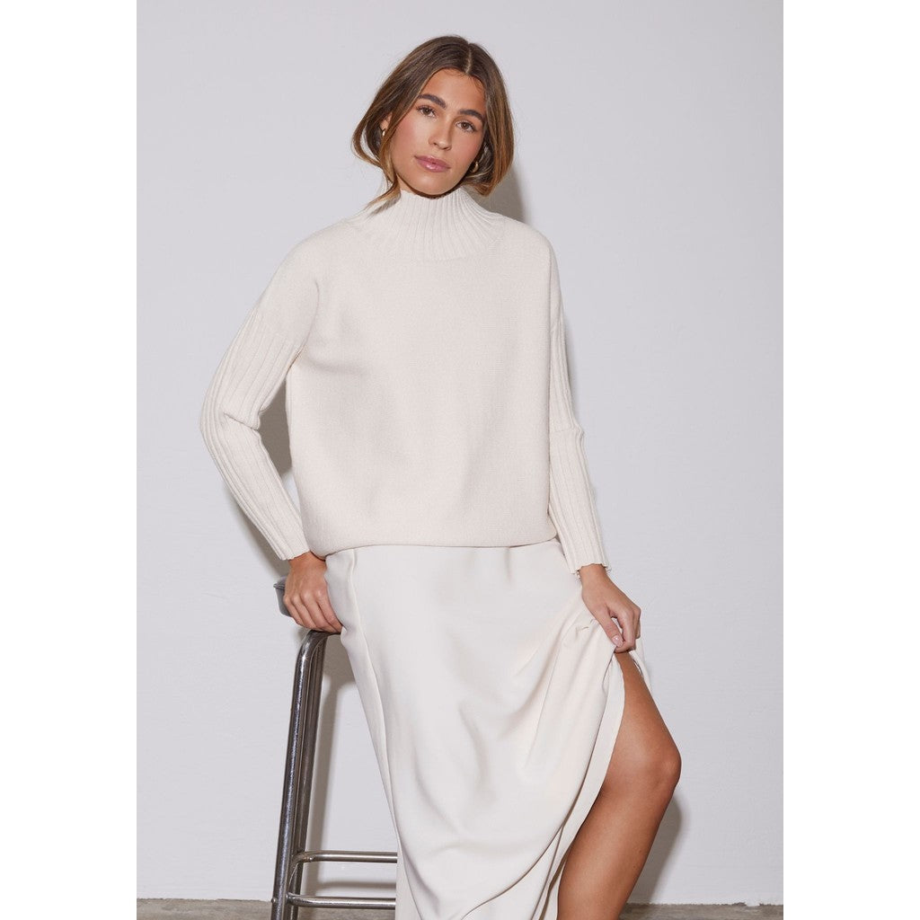 Isay - Kaddy knit pullover - Winter white