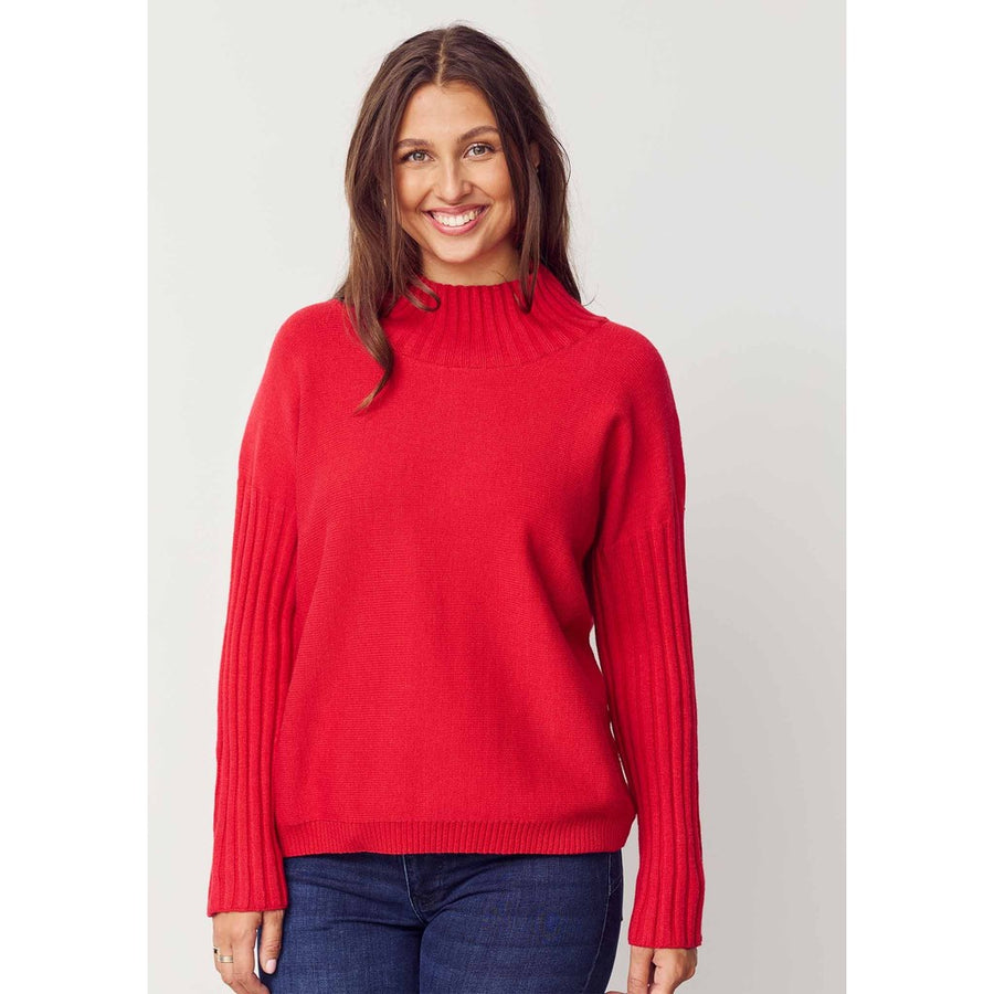 Isay - Kaddy knit pullover - Red