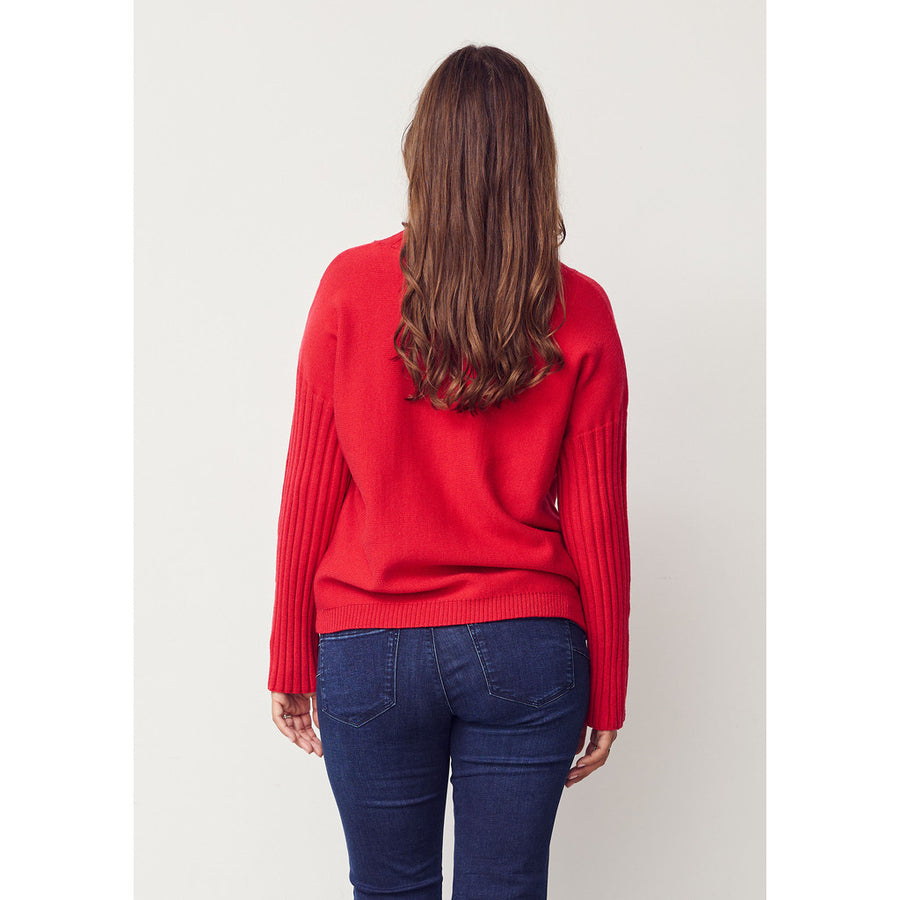 Isay - Kaddy knit pullover - Red