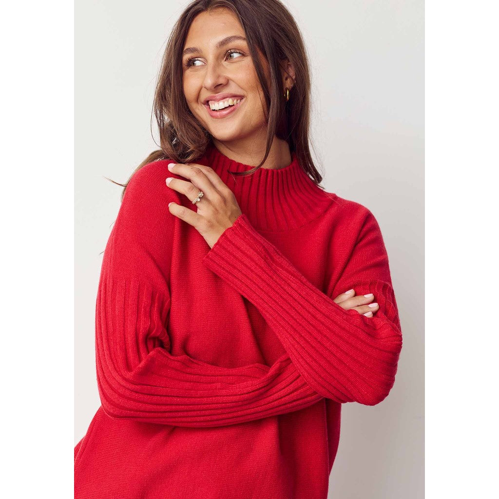 Isay - Kaddy knit pullover - Red