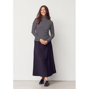 Isay - Karla rollneck - Black/cream