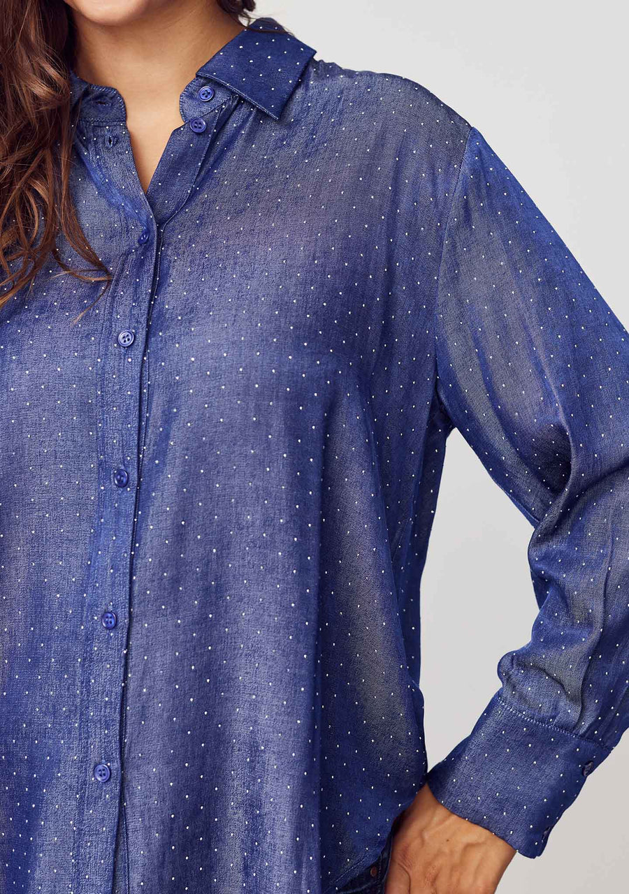 Isay - Kate shirt - Blue shine