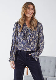 Isay - Melba blouse - Blue Mood