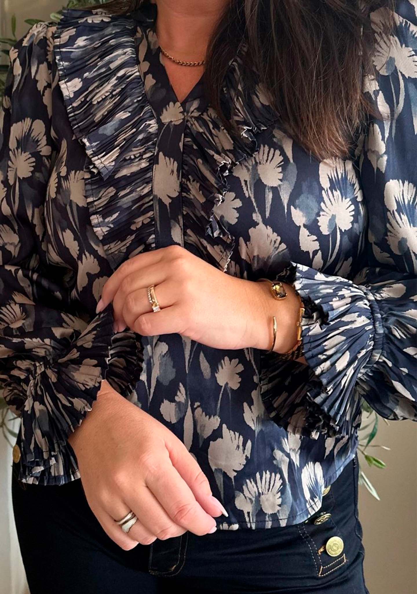 Isay - Melba blouse - Blue Mood