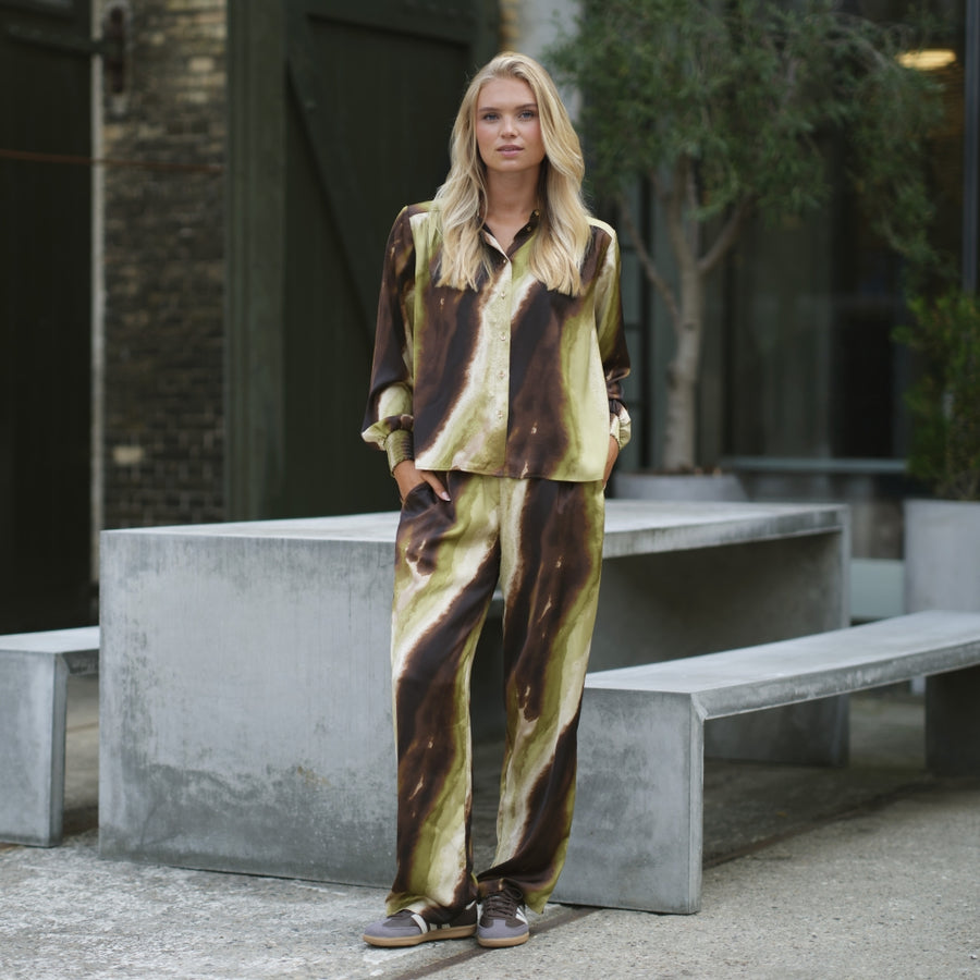 Prepair - Arianna Blouse - Brown/Green