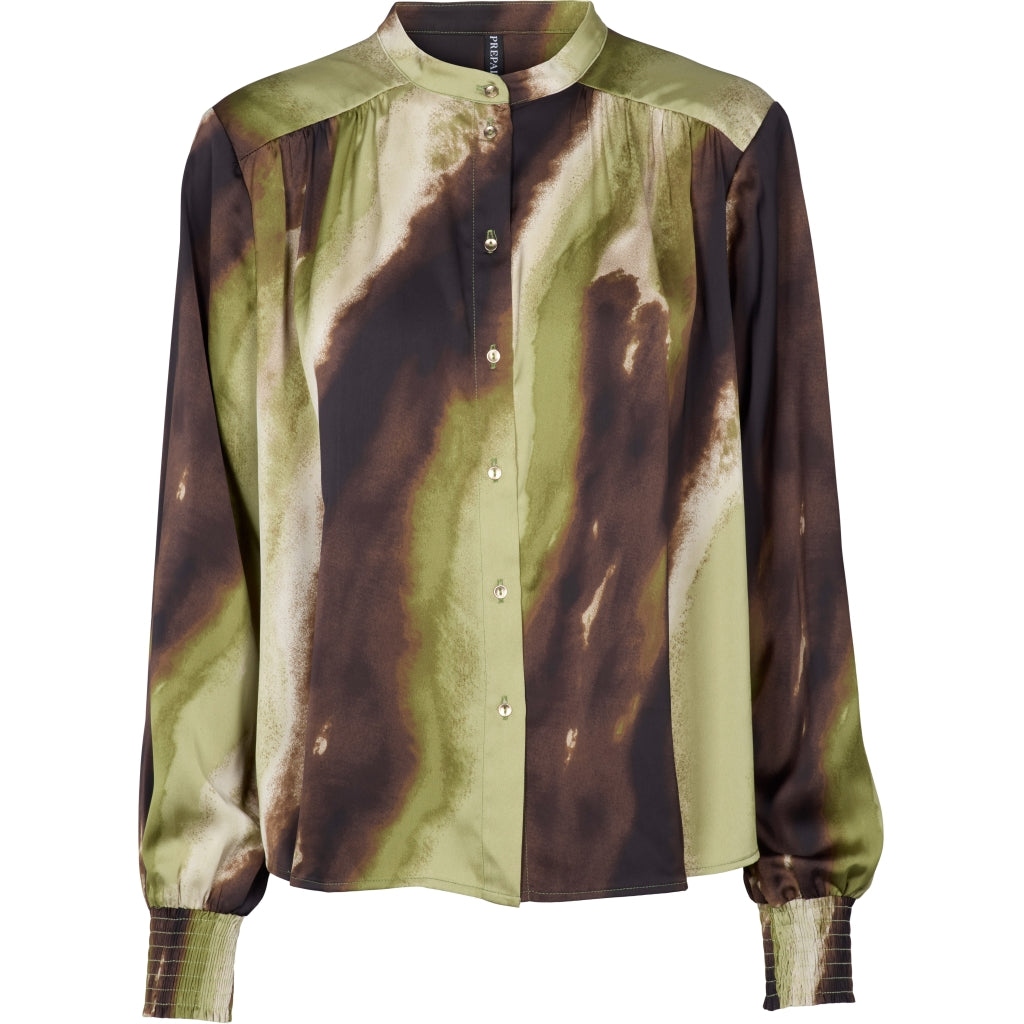 Prepair - Arianna Blouse - Brown/Green