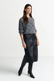 Rich and Royal - Ajour Sequince - Grey