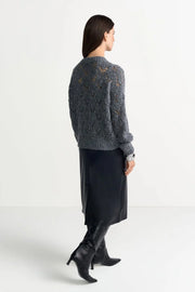 Rich and Royal - Ajour Sequince - Grey