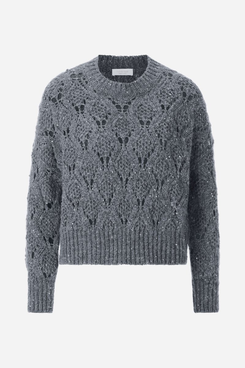 Rich and Royal - Ajour Sequince - Grey