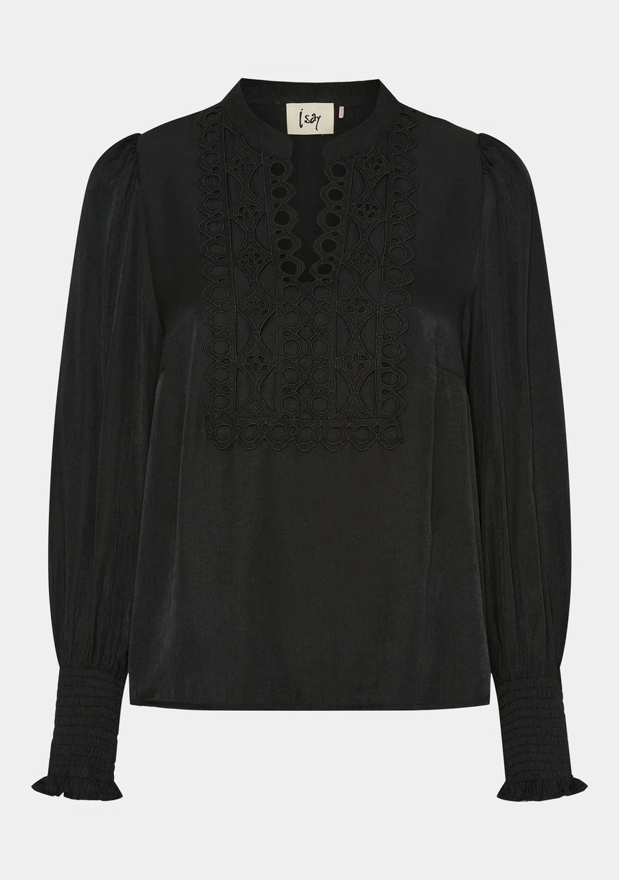 Isay - Emily bluse - Sort