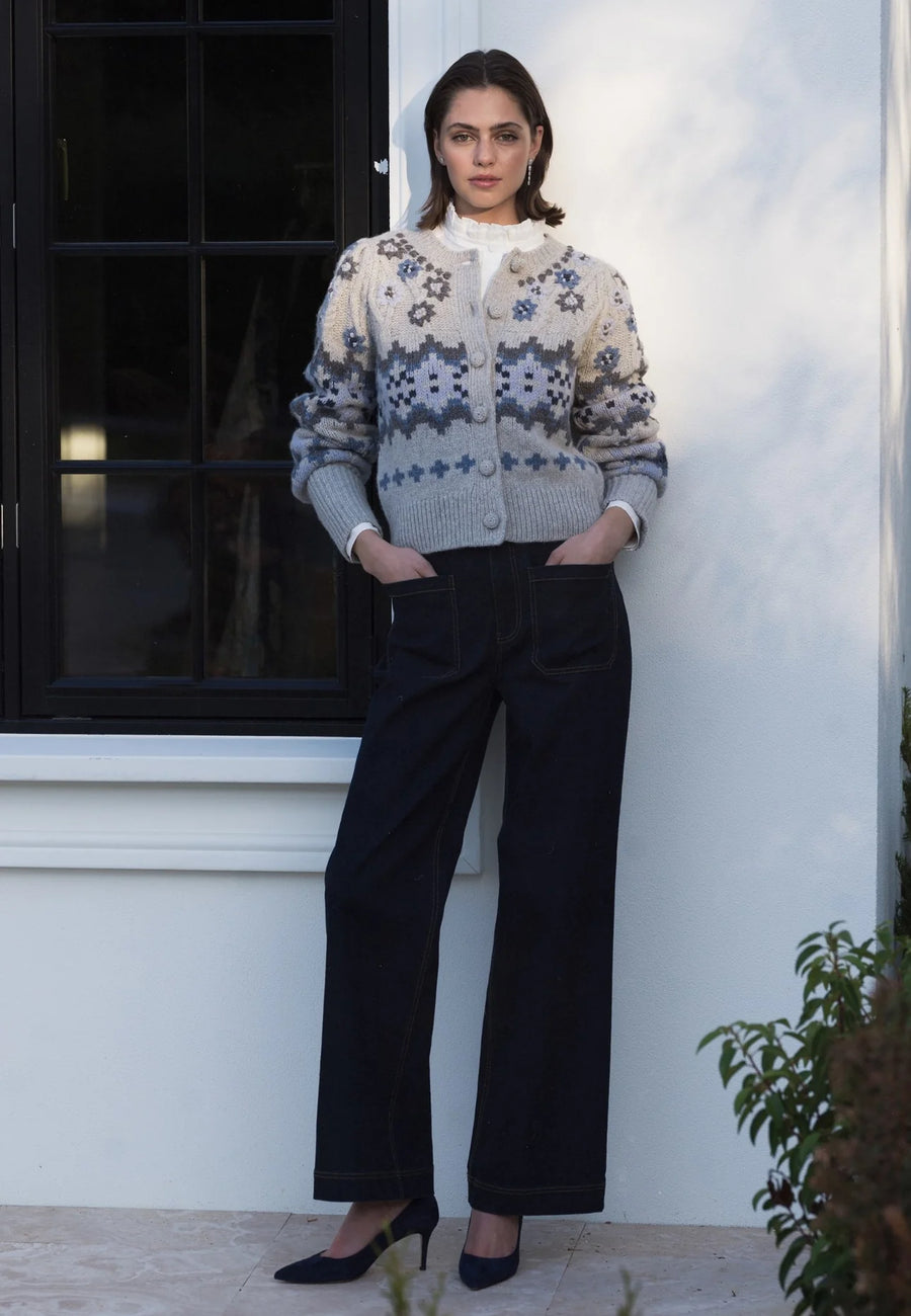 Dea Kudibal - Liva cardigan - Grey melange