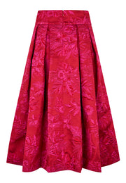 Dea Kudibal - AlbisDea - Skirt pleats - Rosy Jaquard