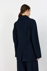 Leveté Room - Olivia nålestrib blazer - Navy