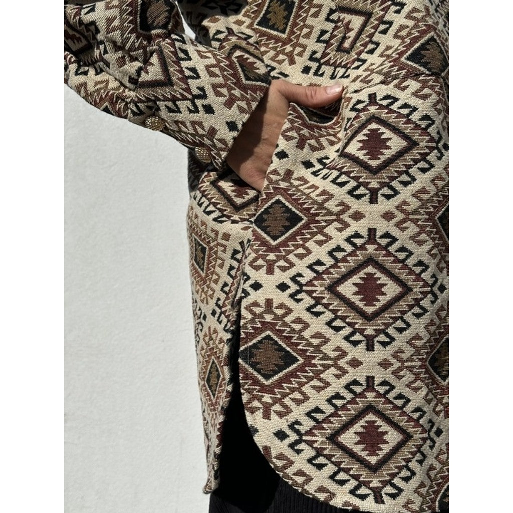 Gaspar - Stockholm jacquard shirt - Brown