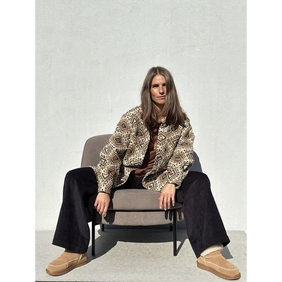 Gaspar - Stockholm jacquard shirt - Brown