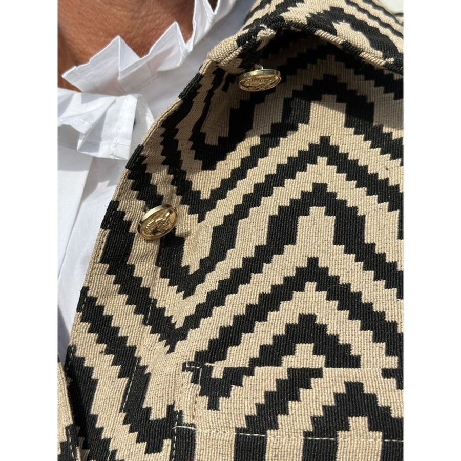 Gaspar - Stockholm jacquard shirt - Sand