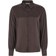 SOft Rebels - Abia LS blouse - Coffee bean