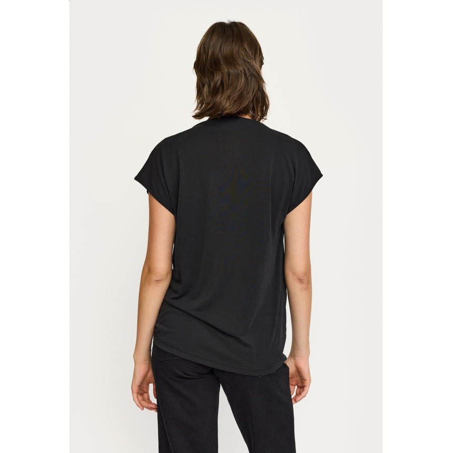 Soft Rebels - Ella draped top - Black