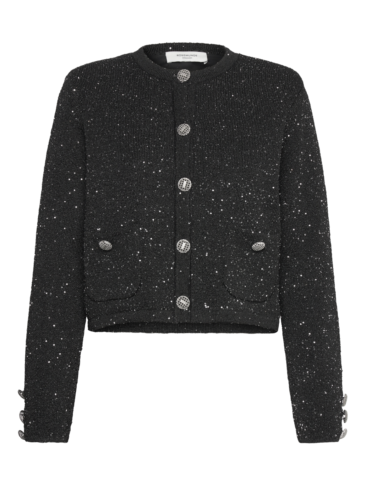 Rosemunde  - Vibe LS sequin jacket - Black