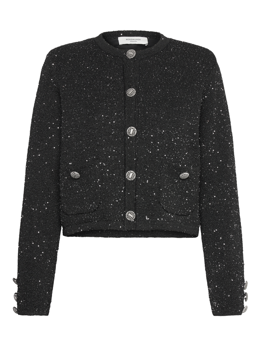 Rosemunde  - Vibe LS sequin jacket - Black