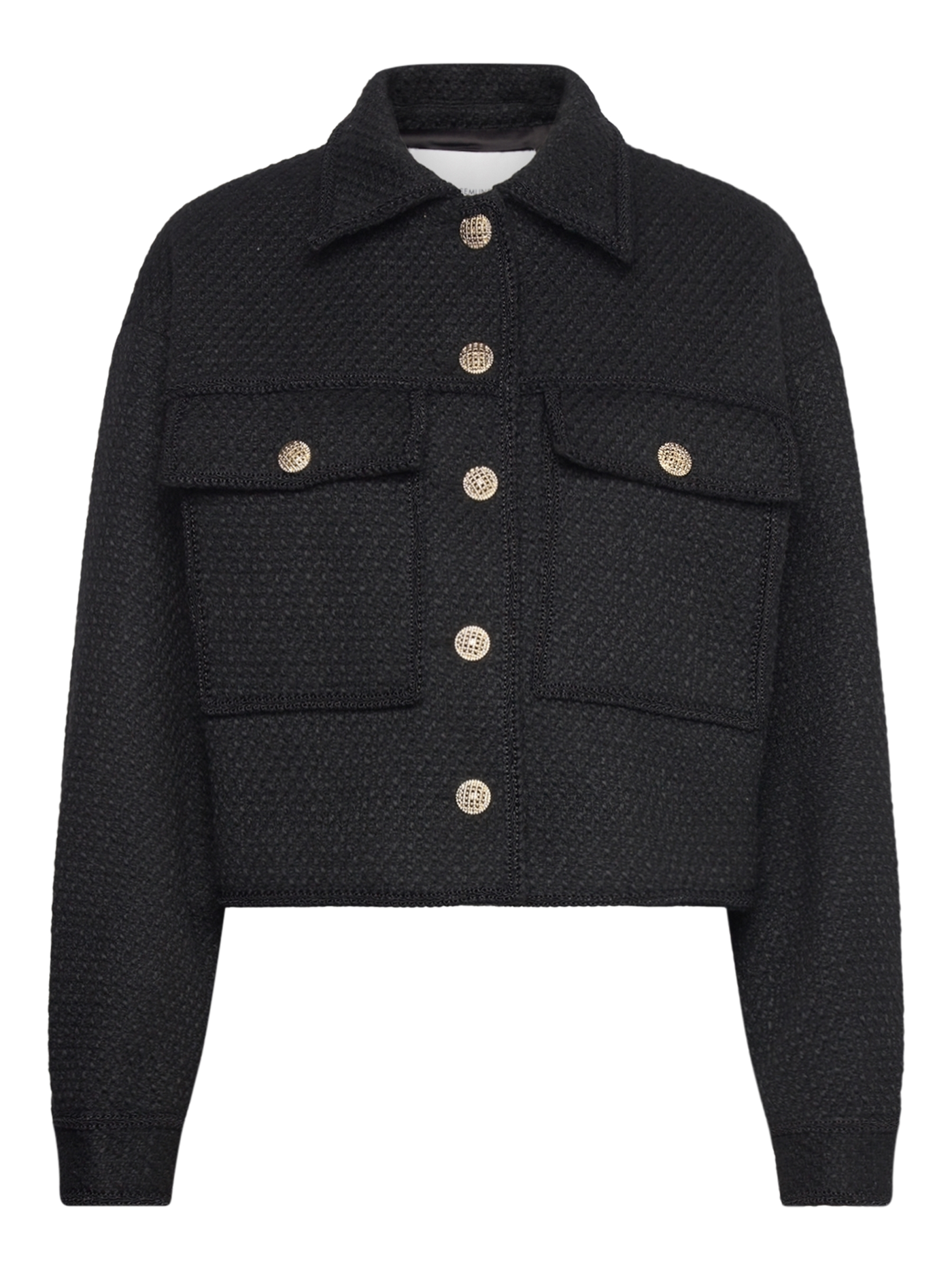 Rosemunde - Nelly boucle wool jacket - Black
