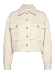 Rosemunde - Nelly boucle wool jacket - Ivory