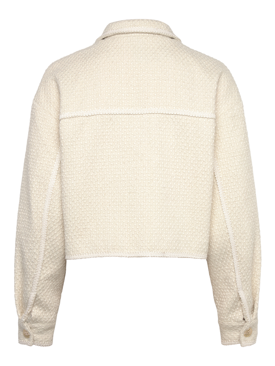 Rosemunde - Nelly boucle wool jacket - Ivory