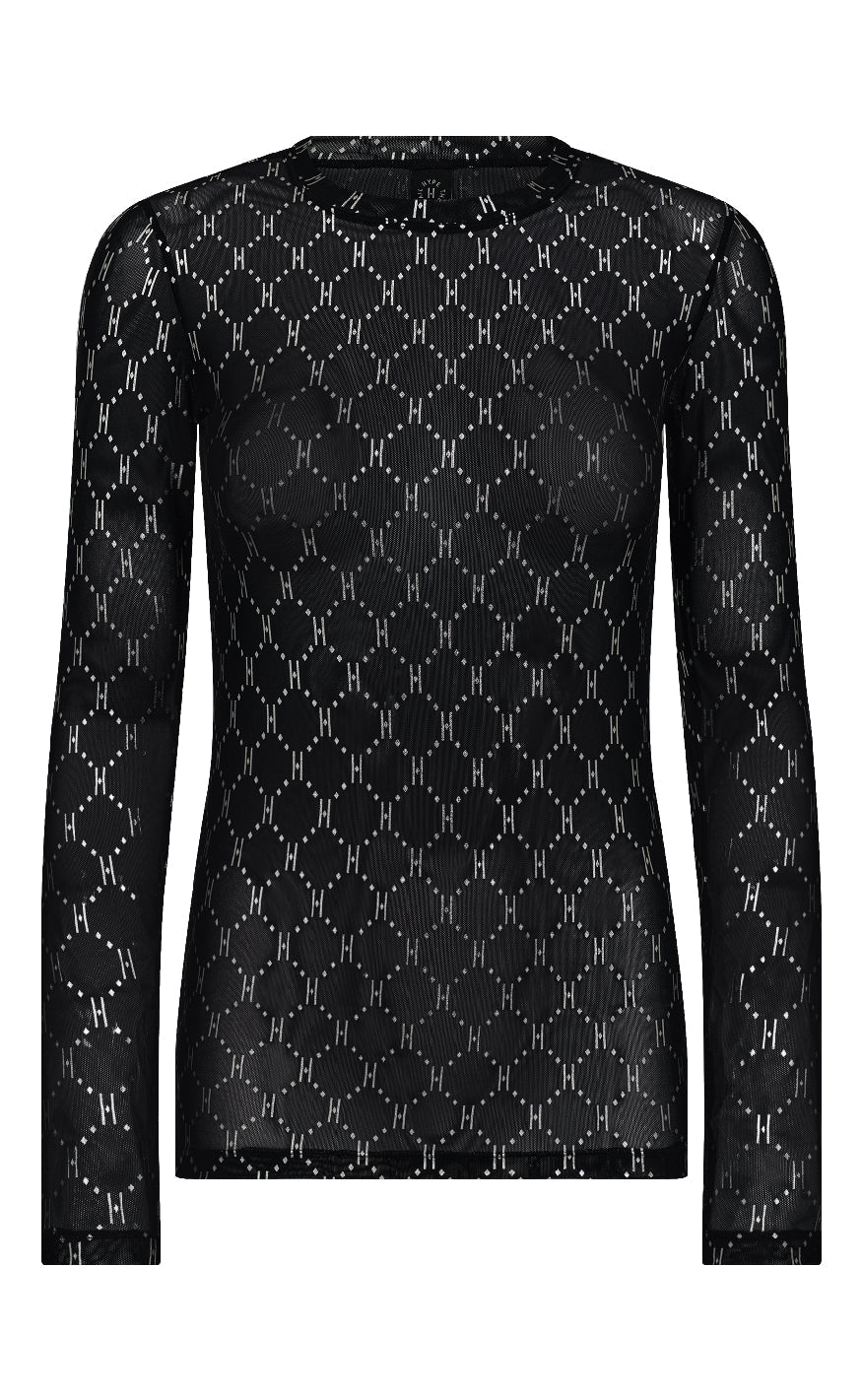 Hype the Detail - printet bluse - sort/solv