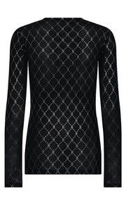 Hype the Detail - printet bluse - sort/solv