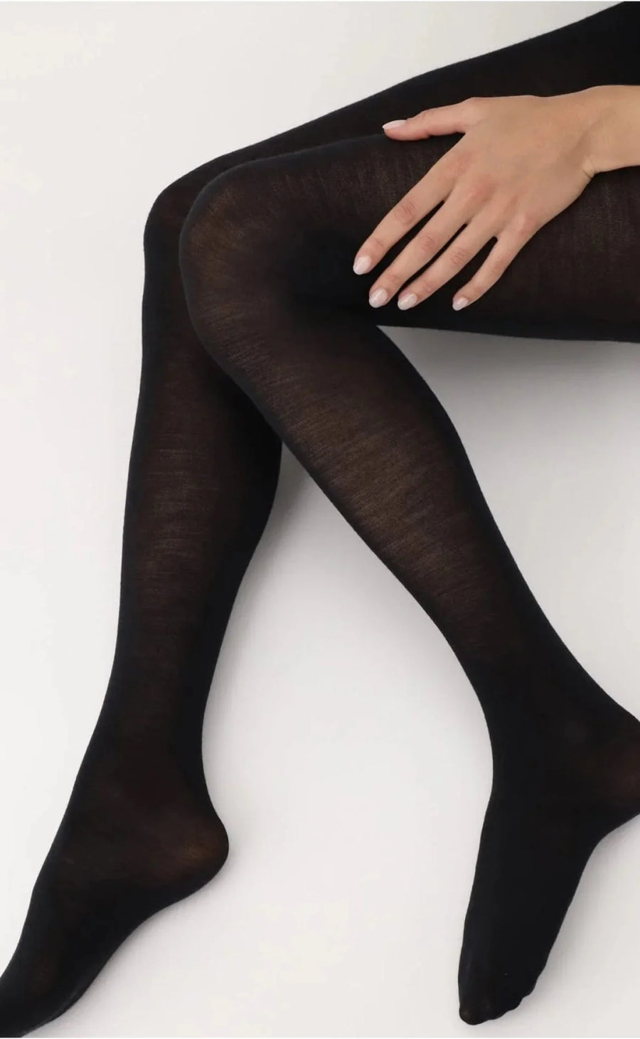 Oroblu - Nives Fine wool Tights - Black