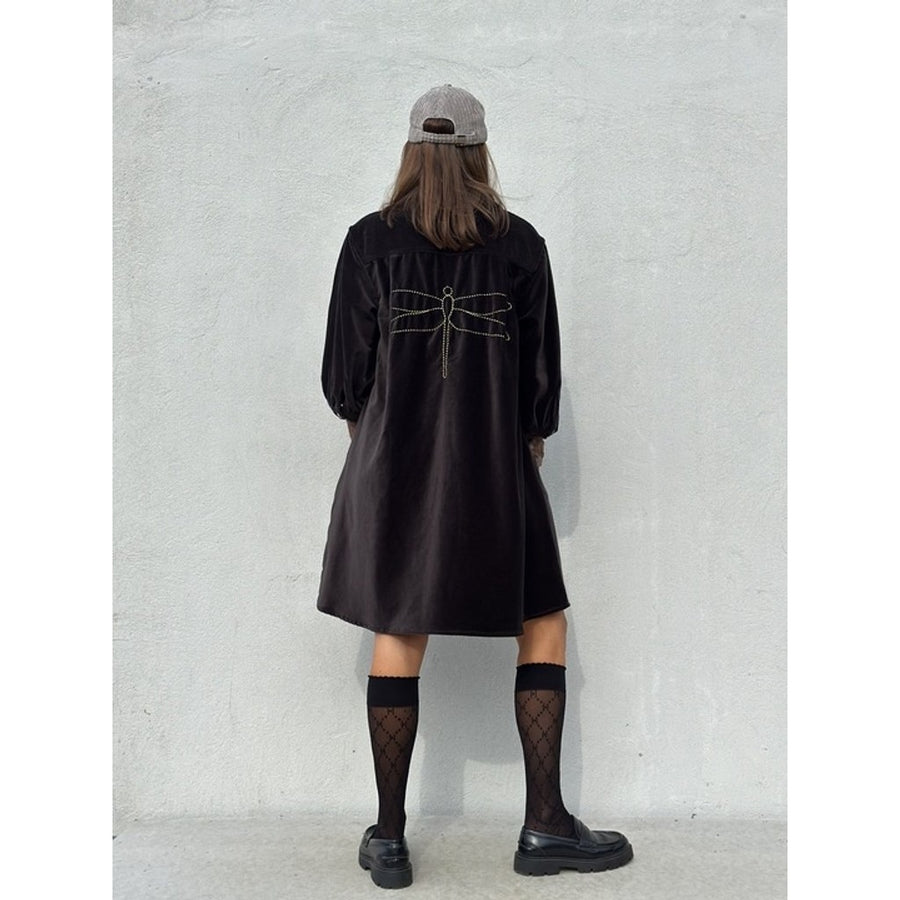 Gaspar - Rio velvet dress - black