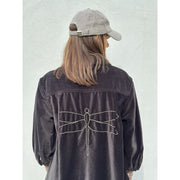 Gaspar - Rio velvet dress - black