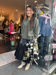 Dea Kudibal - AlbisDea - Skirt with Pleast - Black Lotus