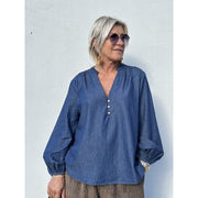 Gaspar - Læsø V-neck Denim