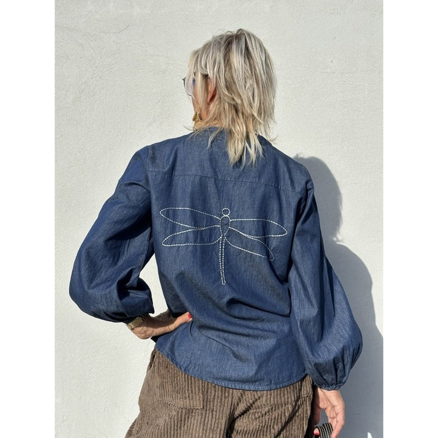 Gaspar - Læsø V-neck Denim