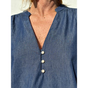 Gaspar - Læsø V-neck Denim