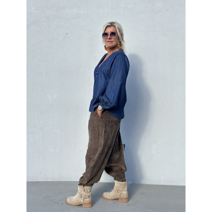 Gaspar - Læsø V-neck Denim