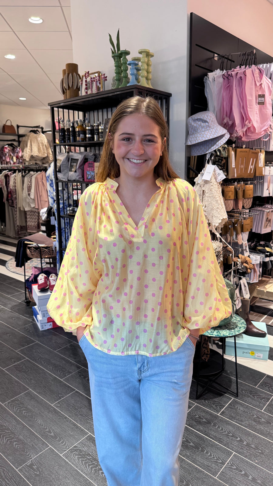 Boho - Yellow dot