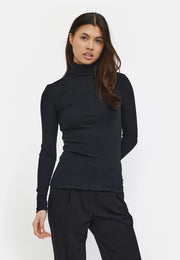Soft Rebels - Fenja rollneck - Black