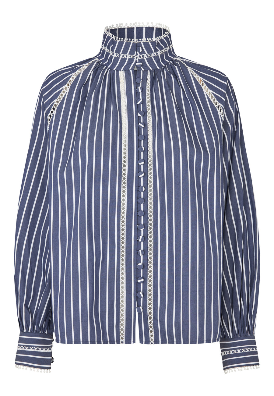 Dea Kudibal - Moniadea blouse - Chambray stripe