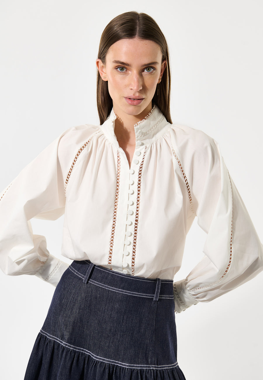 Dea Kudibal - Moniadea blouse - Nat. white